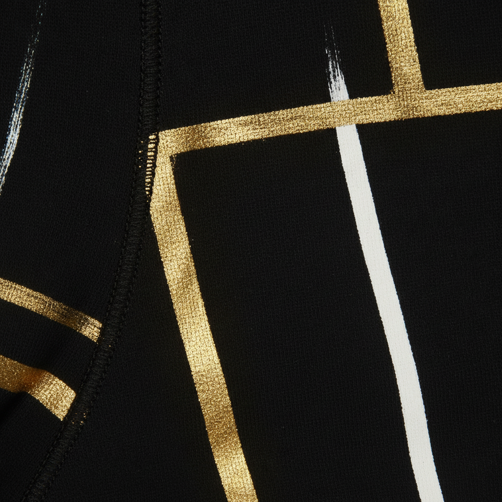 Detalle boxer dorado blanco