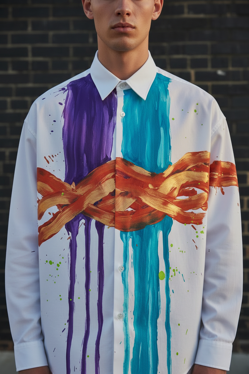 Camisa Cascada Interrumpida