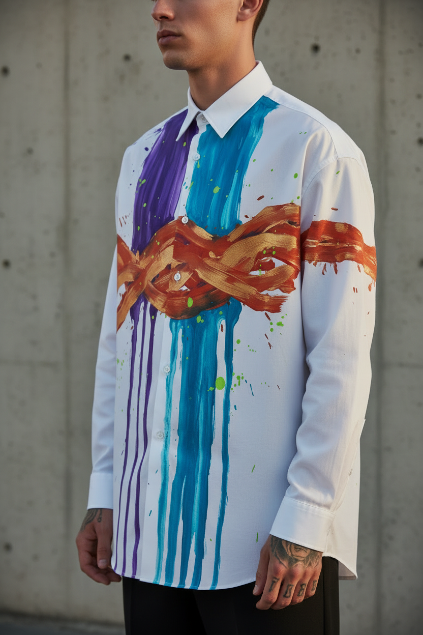 Camisa Cascada Interrumpida