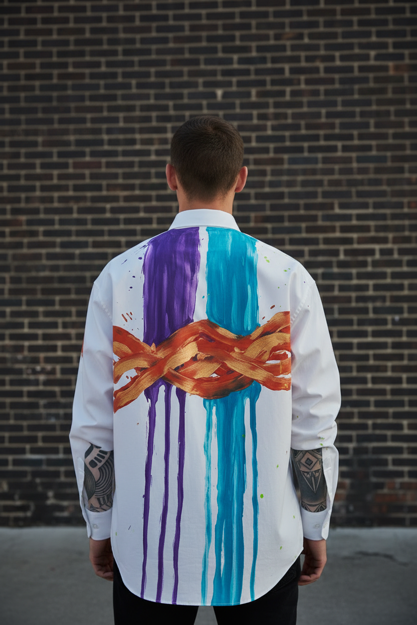 Camisa Cascada Interrumpida